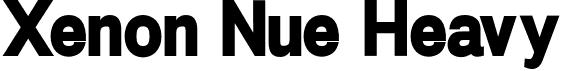 Xenon Nue Heavy font | Xenon-Nue-Heavy-iF6626340594348.otf