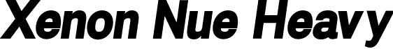 Xenon Nue Heavy font | Xenon-Nue-Heavy-Italic-iF662634058dfc7.otf