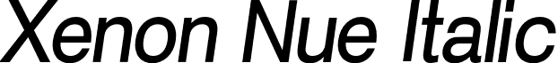 Xenon Nue Italic font | Xenon-Nue-Regular-Italic-iF66263405ac24b.otf