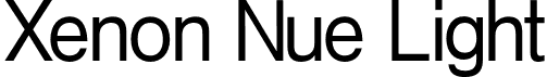 Xenon Nue Light font | Xenon-Nue-Light-iF662634059dc3d.otf