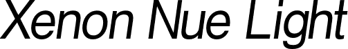 Xenon Nue Light font | Xenon-Nue-Light-Italic-iF6626340598fa8.otf