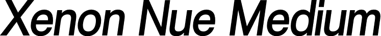 Xenon Nue Medium font | Xenon-Nue-Medium-Italic-iF66263405a2838.otf