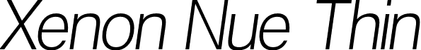 Xenon Nue Thin font | Xenon-Nue-Thin-Italic-iF66263405c122f.otf