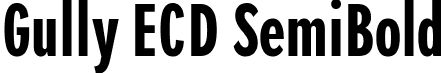 Gully ECD SemiBold font | Gully-ECDSemiBold.ttf