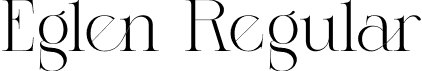 Eglen Regular font | eglen.otf