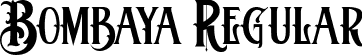 Bombaya Regular font | Bombaya-Regular.ttf