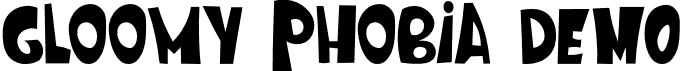 Gloomy Phobia DEMO font | Gloomy Phobia DEMO.otf