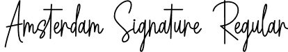 Amsterdam Signature Regular font | AmsterdamSignature.otf