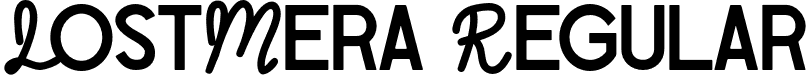 LostMera Regular font | Lostmera-demo.otf