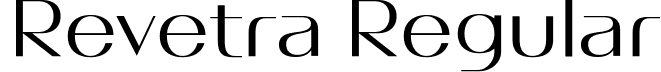 Revetra Regular font | revetra-regular.ttf