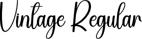 Vintage Regular font | Vintage.otf