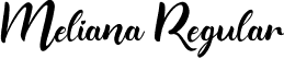 Meliana Regular font | Meliana-RpA83.otf