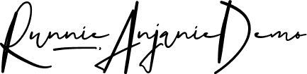 Runnie Anjanie Demo font | RunnieAnjanieDemoRegular.ttf