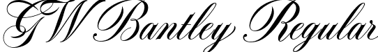 GW Bantley Regular font | gwbantleyregulartrial-j9dzv.ttf