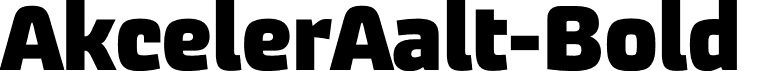 AkcelerAalt-Bold  font | AkcelerAalt-Bold.otf