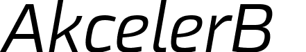 AkcelerB  font | AkcelerB.ttf