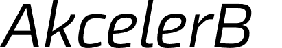 AkcelerB  font | AkcelerB.otf