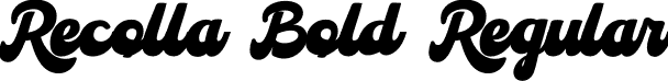 Recolla Bold Regular font | recollabold-jp4rb.otf