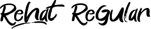 Rehat Regular font | Rehat.ttf