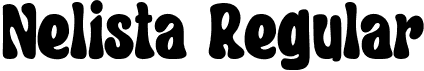 Nelista Regular font | Nelista.ttf