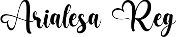 Arialesa Reg font | Arialesa.ttf