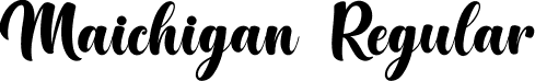 Maichigan Regular font | Maichigan.ttf