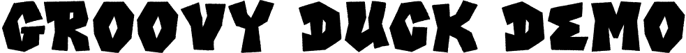 Groovy Duck Demo font | Groovy-Duck-Demo.ttf