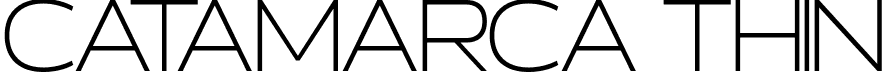 Catamarca Thin font | catamarca-thin.otf