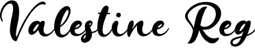 Valestine Reg font | Valestine.ttf