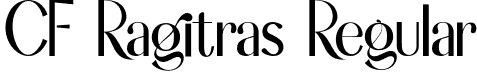 CF Ragitras Regular font | CFRagitrasDEMO-Regular.otf