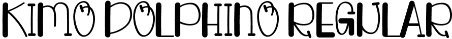 Kimo Dolphino Regular font | Kimo Dholpino.otf