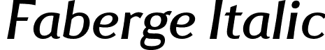 Faberge Italic font | faberge-italic.otf