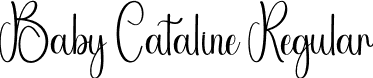 Baby Cataline Regular font | Baby-Cataline.otf