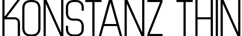 Konstanz Thin font | konstanz-thin.otf