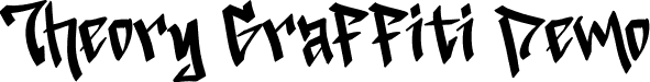 Theory Graffiti Demo font | Theory-Graffiti-Demo.otf