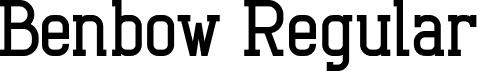 Benbow Regular font | benbow-regular.ttf