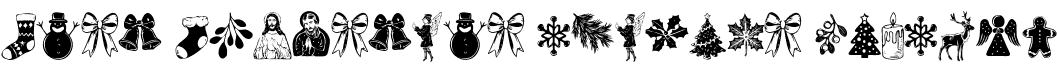 Last Christmas Symbols PERSONA font | lastchristmassymbols-personal-use-only.otf