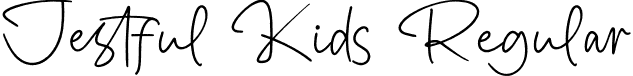 Jestful Kids Regular font | Jestful-Kids.otf