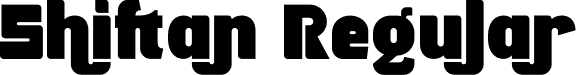 Shiftan Regular font | Shiftan-Regular.otf