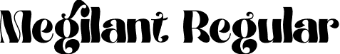 Megilant Regular font | Megilant-Regular.otf