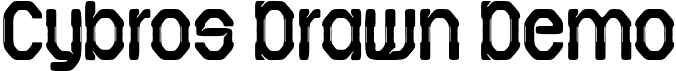 Cybros Drawn Demo font | CybrosDrawn-Regular_demo.otf