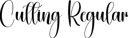 Cutting Regular font | Cutting.otf