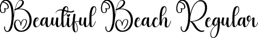 Beautiful Beach Regular font | Beautiful-Beach.otf