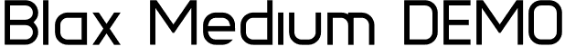 Blax Medium DEMO font | Blax-Medium-DEMO.otf