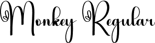 Monkey Regular font | Monkey.otf