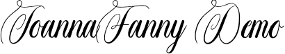 Joanna Fanny Demo font | JoannaFannyDemoRegular.ttf