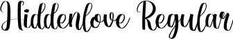 Hiddenlove Regular font | Hiddenlove-JROZa.otf