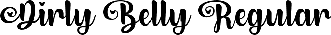 Dirly Belly Regular font | DirlyBelly-Regular.ttf