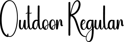 Outdoor Regular font | Outdoor.otf