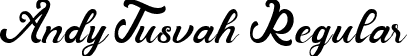 Andy Tusvah Regular font | AndyTusvah-RpAeE.ttf